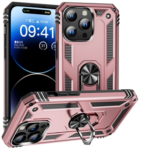 PROTEMIO 64251
RING Obal s držiakom pre Apple iPhone 15 Pro ružový